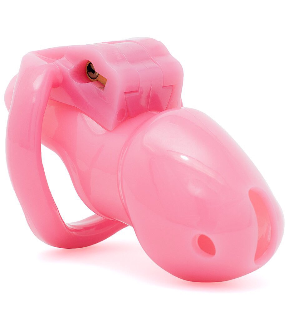 Pink Holy Trainer v3 chastity device is now back in stock in maxi, standard...