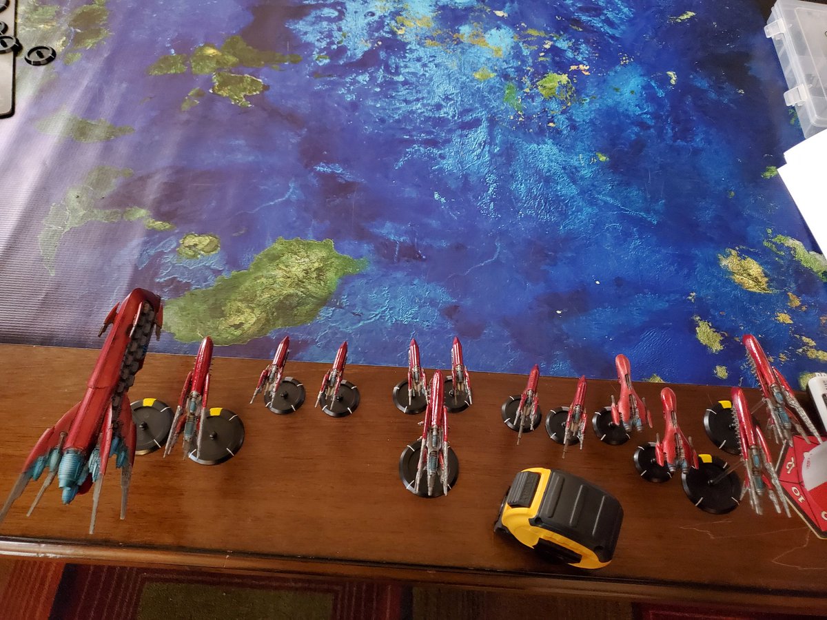 SpencerRugg's tweet image. @TTCombat @HawkWargames playing my first Dreadnought game of #dropfleetcommander #tabletopgaming waiting for my #battleforearth book.