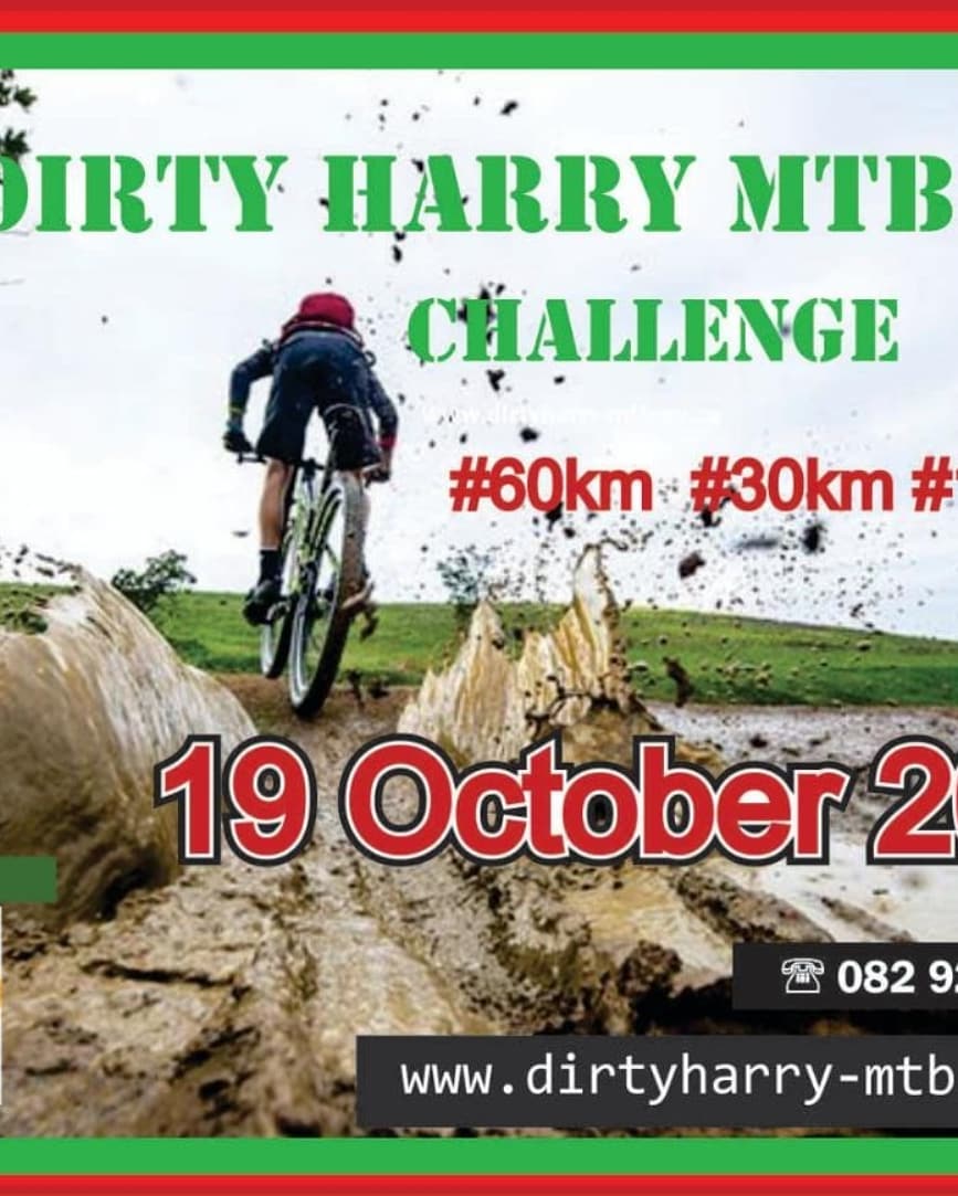 runlocoruncrazy's tweet photo. Save the date for the #harrismithmountainrace  and #dirtyharry in October 2019! #HMR2019 #HMT2019 #dirtyharrymtb https://t.co/t3nuU3NZhf