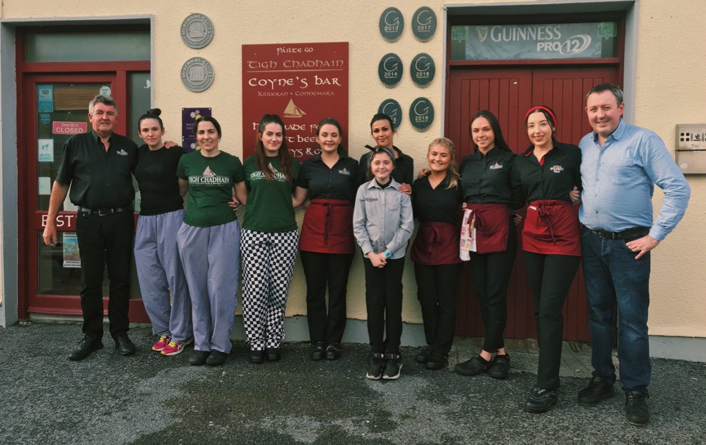 Seo agaidh Foireann Uí Chadhain 2019!
Introducing the Coynes Bar Team for 2019!
Présentation de l'équipe @CoynesBar 2019! 
#Connemara #Galway #WildAtlanticWay