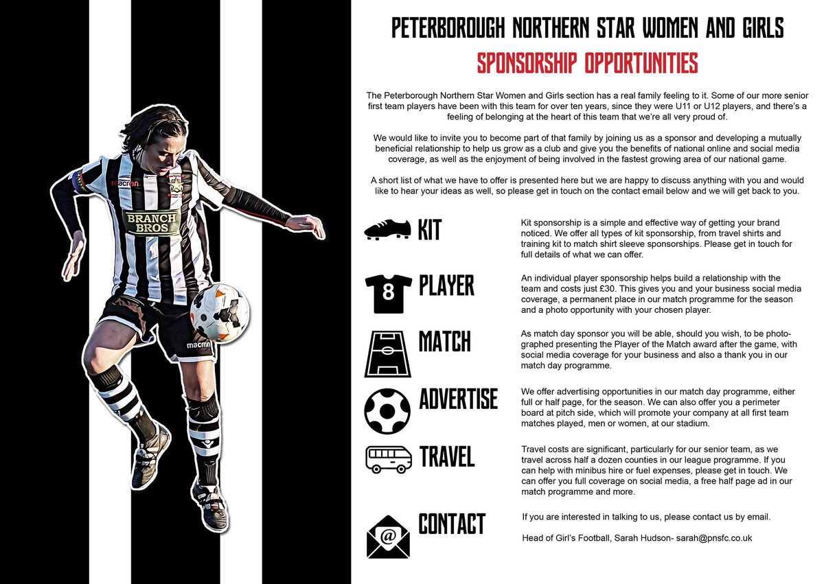 •SPONSORSHIP OPPORTUNITIES•
See below for details on our available packages! 👇🏻#wearestar