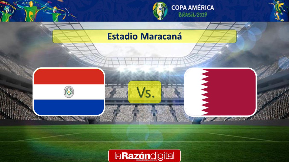 #CopaAmérica2019 
25' ST En el estadio Maracaná 
#Paraguay🇵🇾 2-1 #Qatar🇶🇦
