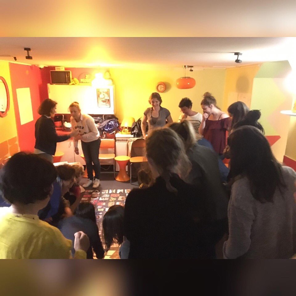 [ TEAM BUIDING ] c’était ce we! Au programme : dégustation ds le noir à l’espace sensoriel @danslenoir_nantes puis atelier en silence 🤪🤣 ds le silence. Suite 
@lamaisoncafenantes 
Un grand merci à ttes pr votre implication &amp; bonne humeur ! 😉 #jeminspire #jechange #reseau