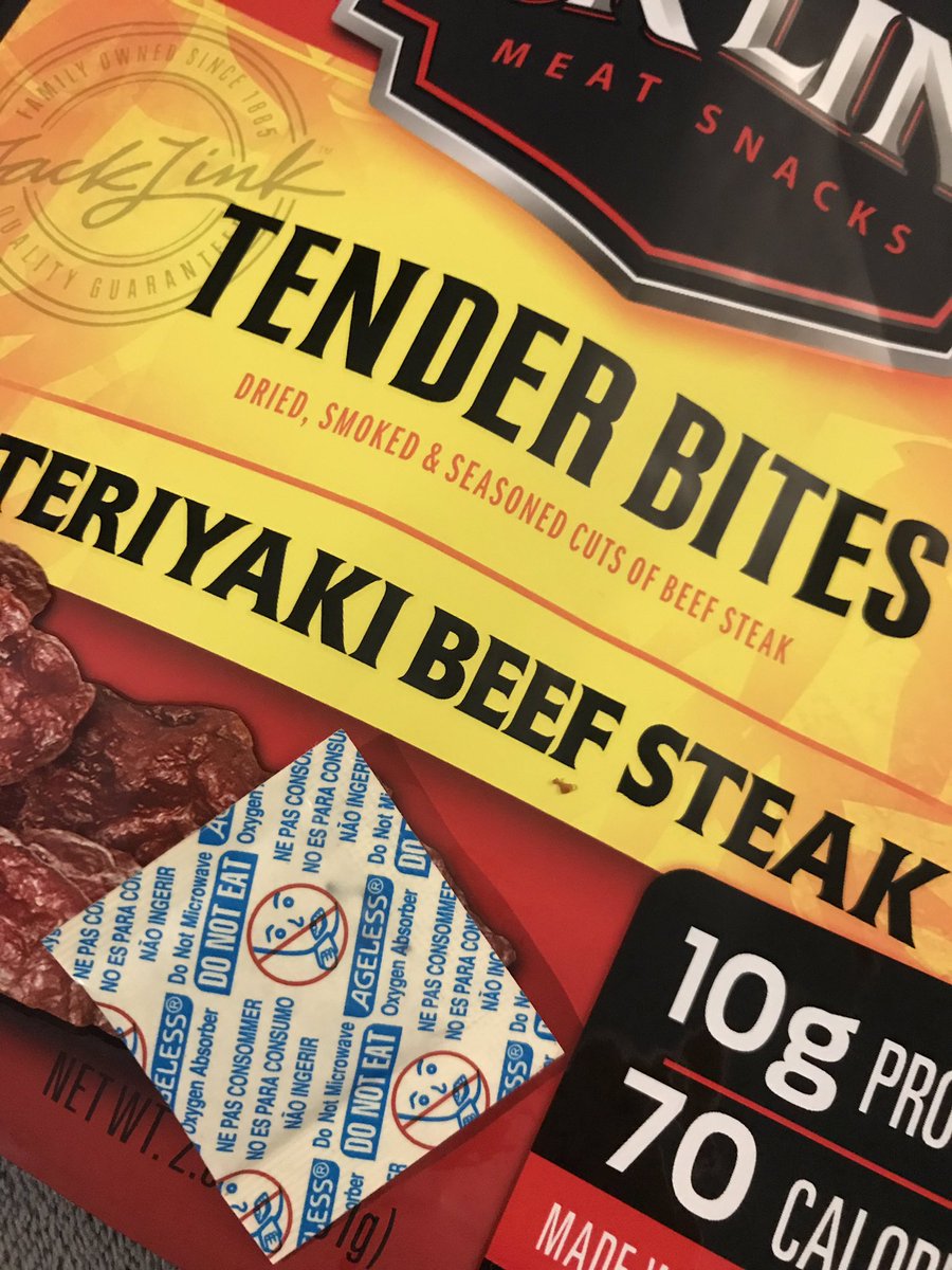 Evil95GT's tweet photo. Not today, Satan. #CantBeFooled #DoNotEat #FlavorPack #Poison #FreshnessPacket #WhoTheFuck #ImposterJerky https://t.co/2RKVwCRiG6