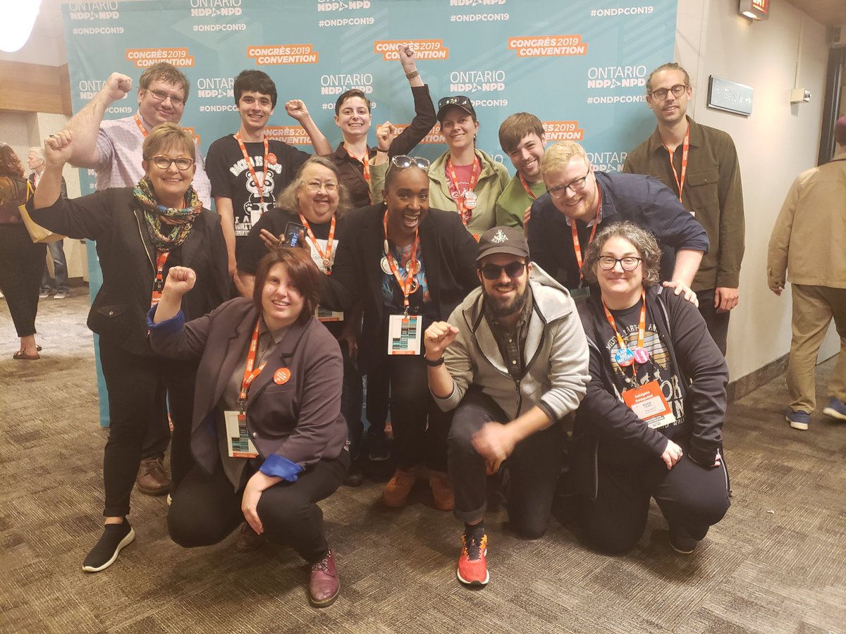 JILLSLASTWORD's tweet photo. That's a wrap! #ONDPCon19 is over but our work and our momentum continues! So many memories... but for now a HUGE shout out to @stpaulsndp @NDPStPauls RA for rocking it! Hats off to @AndreaHorwath and @theJagmeetSingh for your leadership! #onpoli #cdnpoli #Hamont #ChangeTheGame https://t.co/8Z4fUGkcbW