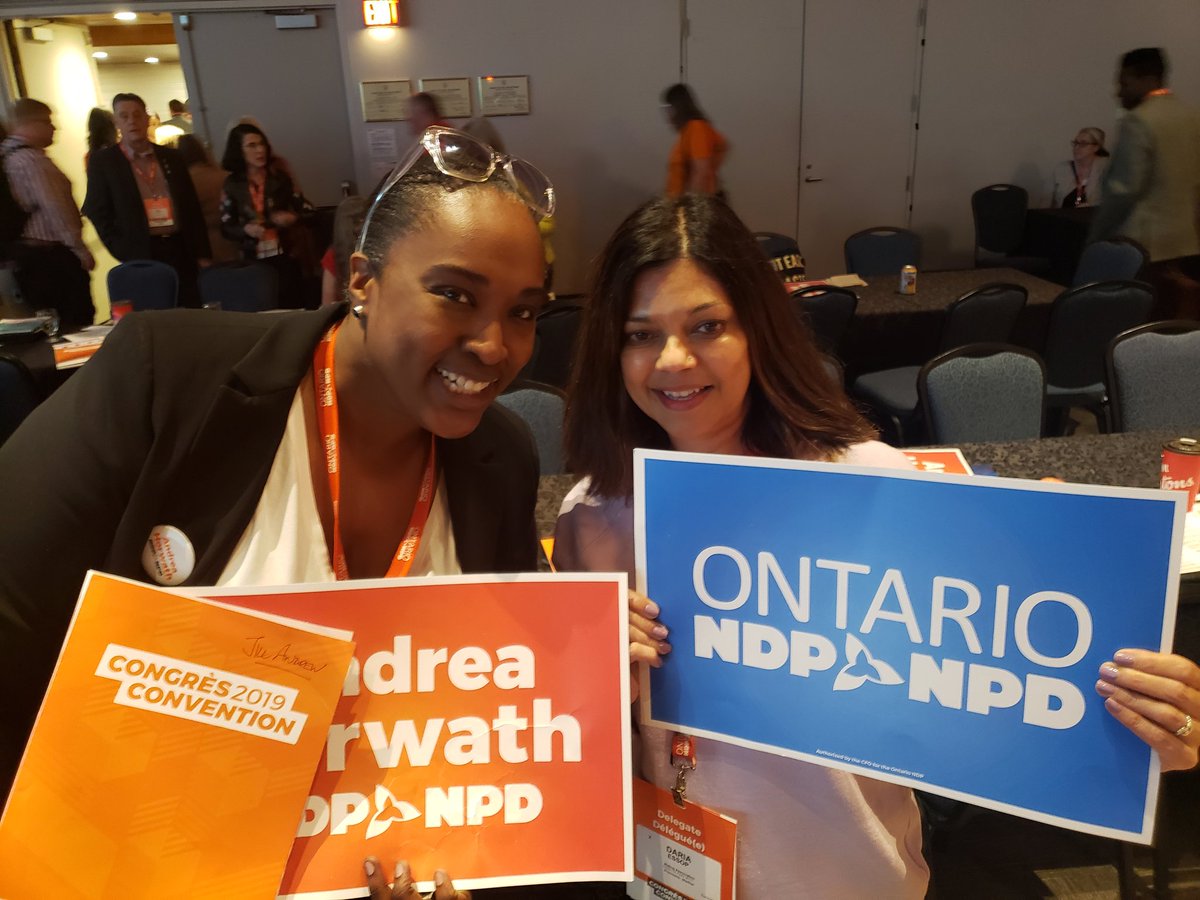 JILLSLASTWORD's tweet photo. That's a wrap! #ONDPCon19 is over but our work and our momentum continues! So many memories... but for now a HUGE shout out to @stpaulsndp @NDPStPauls RA for rocking it! Hats off to @AndreaHorwath and @theJagmeetSingh for your leadership! #onpoli #cdnpoli #Hamont #ChangeTheGame https://t.co/8Z4fUGkcbW