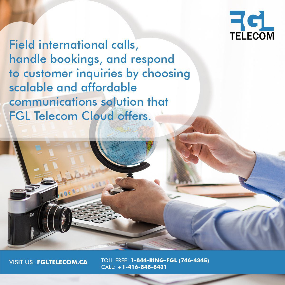 FGLtelecomInc's tweet photo. Benefits of FGL Telecom in Travel Agency industry:

-  Know where the call is coming from before answering
-  Be free with follow me feature, one extension on multiple devices
-  Make calls from your mobile phone as if you are calling from the office and more... 
#telecom #fgl https://t.co/zC3NNcIwaz