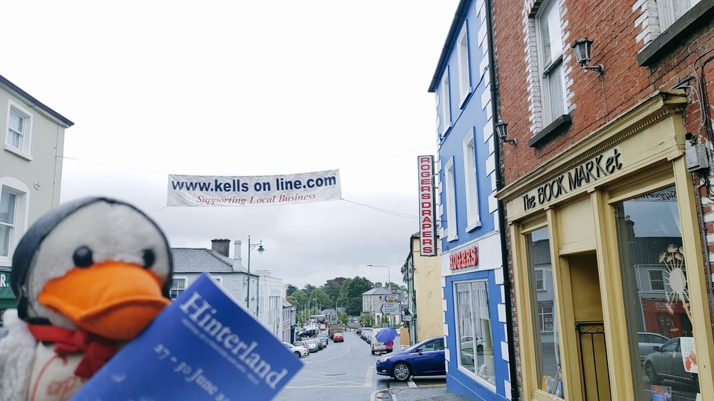 captaintduck3's tweet photo. I don't normally do advertising, but the people in #Kells #Meath #Ireland were really lovely to me!

@HinterlandKells Art &amp; Lit Festival is on from 27 to 30th June and looks like very good news indeed! Wish I could be there!

Maybe next year @sadcaptains and I could be exhibits?? https://t.co/Ce2cTowqid