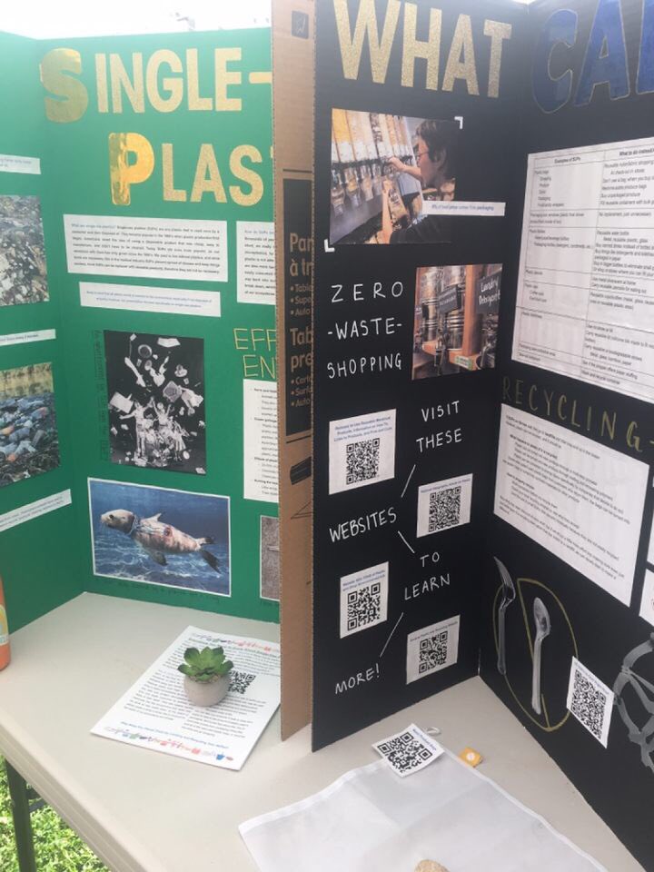 Some pics of our tri-folds at Green Fest yesterday! 🌎♻️