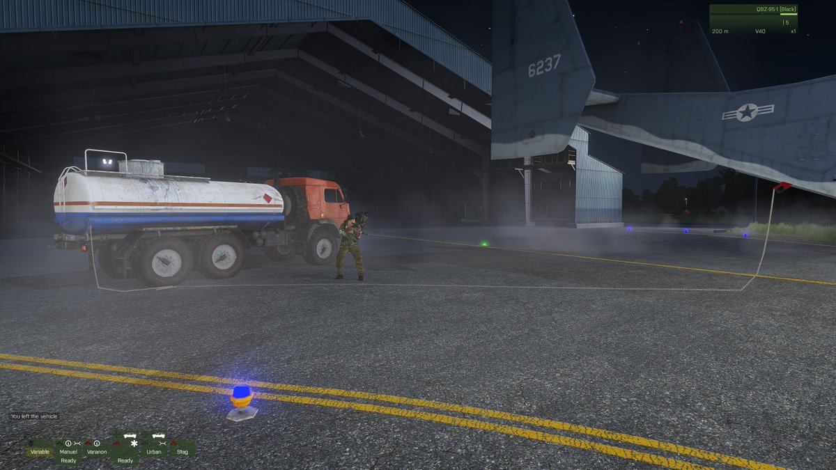cia_arma's tweet photo. Fueling the Blackfish before taking off with a stolen Kart... Oh and we also called in fire missions on a Grad rocket battery as a Force Recon team. Join the CiA coop nights! https://t.co/P9xg383AUg