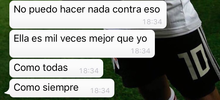 Que tan mal tenes que hacerle a alguien para que piense así?