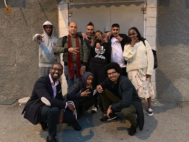 QD3's tweet photo. Good hang at #RisingePlan #ShubbarLivs in #Tensta at 3am with #BrilliantMinds and #Tensta crew. Great dialogue, tx for coming🙏👑 #Gosweden https://t.co/ortV2EhXA9 https://t.co/p9iVUp4oc4