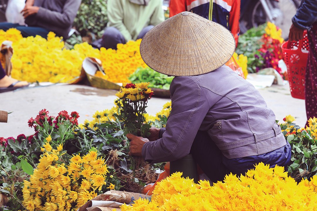 Ho Chi Minh City flower market 🌹🌷🌼🌸💐
