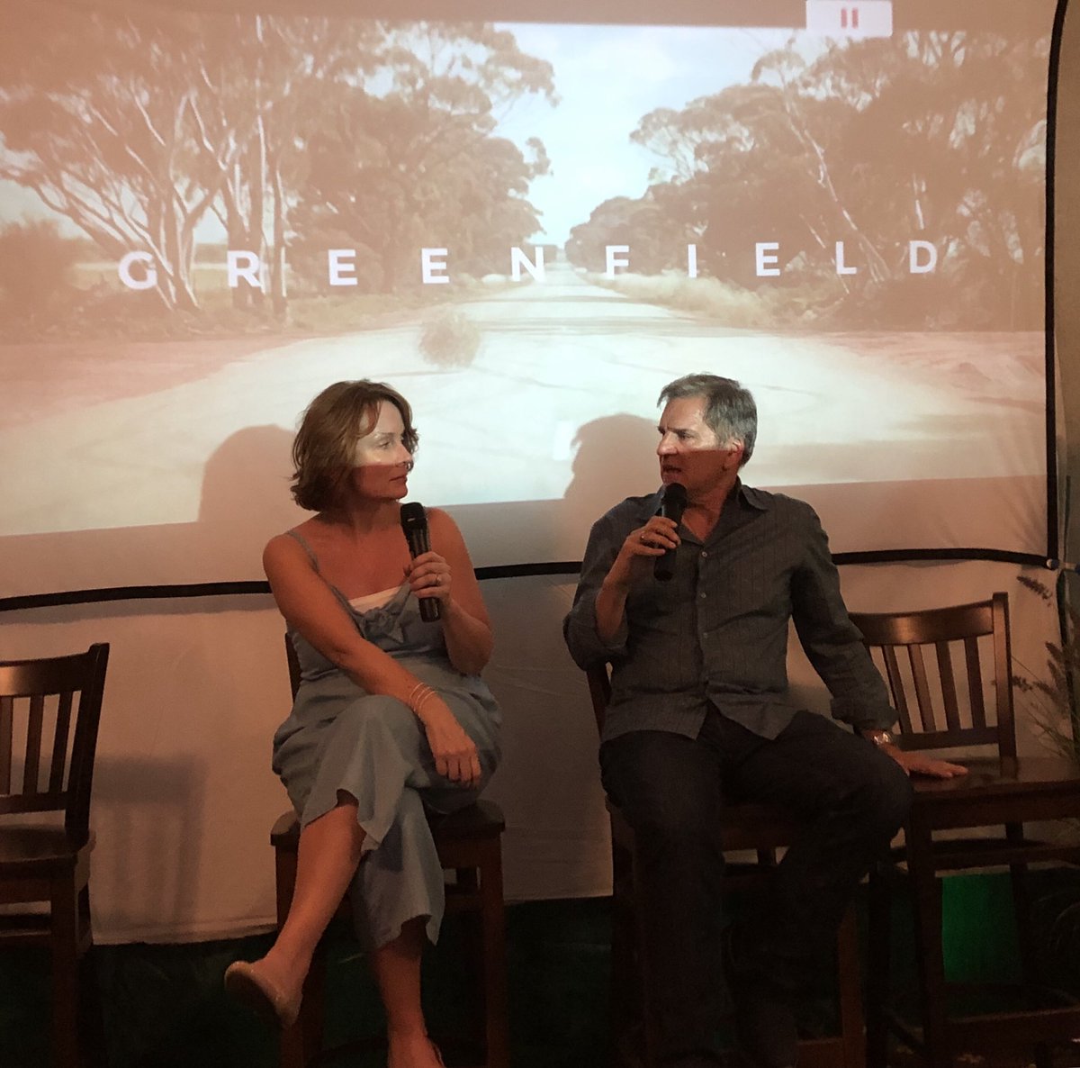 BIFilmFest's tweet photo. The feature film “Greenfield” took top honors at the #BlockIsland #FilmFestival on Saturday. #BestFeatureFilm #LighthouseAward #RhodeIsland #Films #Movies https://t.co/vh7I06KIq9