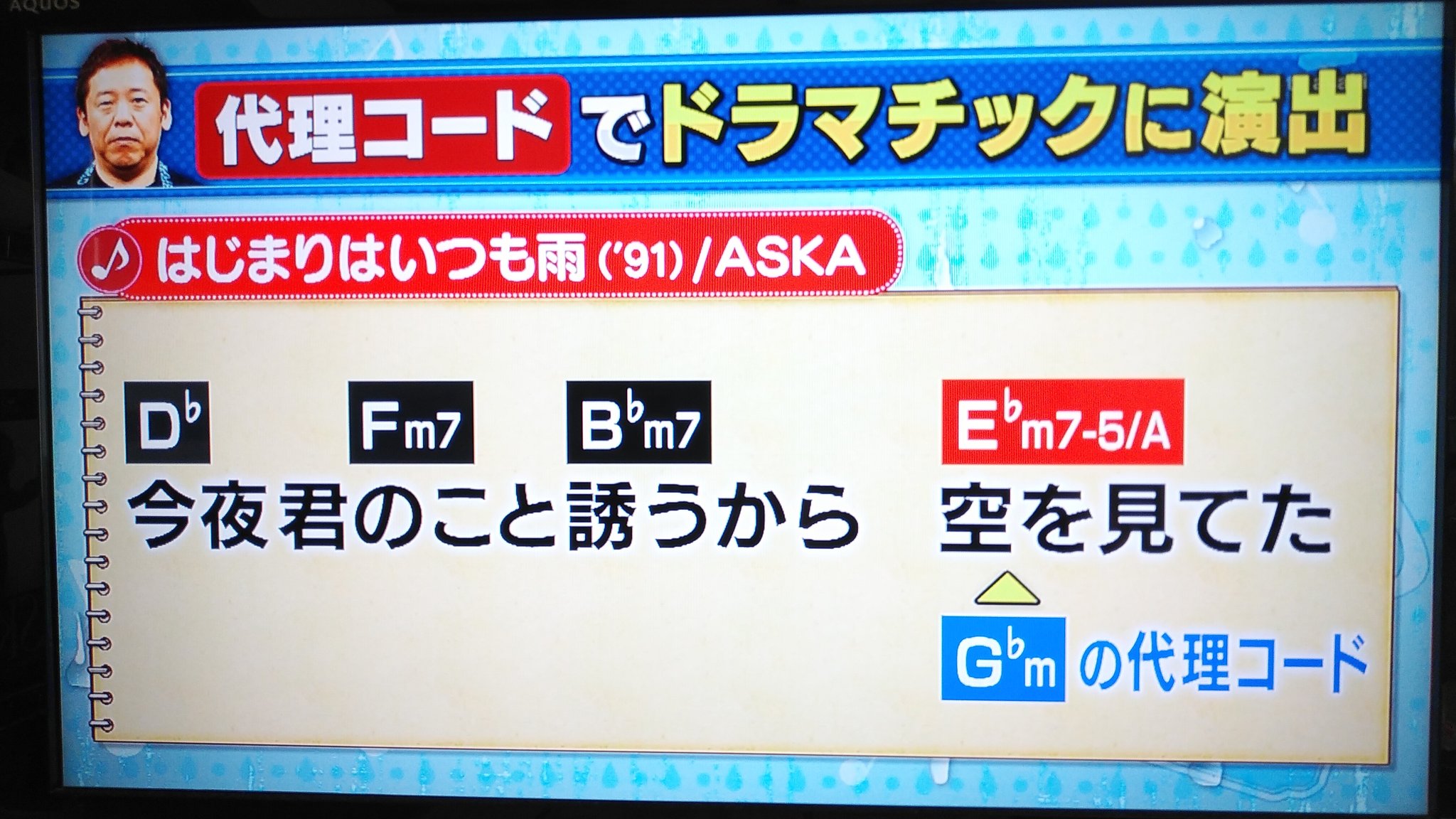 玄米茶 昨日の 関ジャム チャゲアスというかaskaというか ちゃんと解説して取り上げてくれたのは初めてじゃないかな ギター コードの話も 歌詞の話も難解で スタジオのみんなの反応がイマイチでした 艸 はじまりはいつも雨 Aska 関ジャム