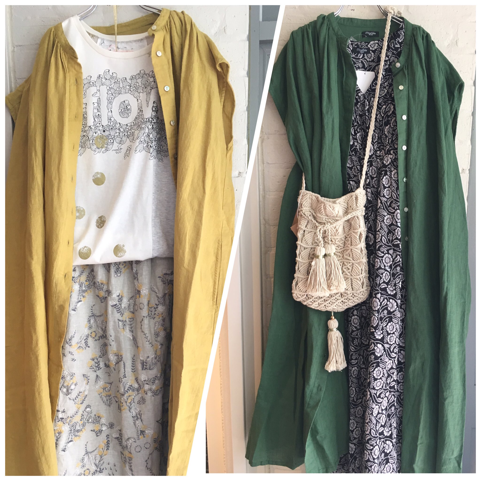 Marble Sud原宿店 夏の味方 リネンワンピース ふんわり風をまとうシルエットで涼しく快適です 羽織りタイプとピンタックタイプの二種類ございます ぜひお試しください きん アンディ マーブルシュッド 原宿 T Co Up2evb0psa Twitter