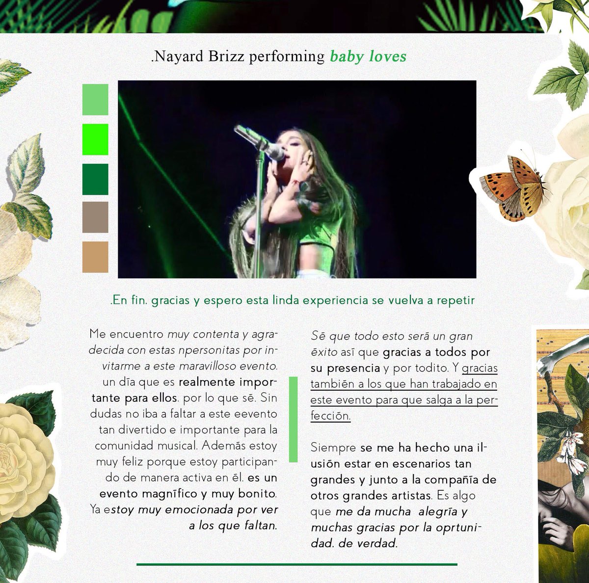 cloudinfiore's tweet photo. ; 𝒃𝒊𝒈 𝒘𝒆𝒆𝒌𝒆𝒏𝒅: 𝒎𝒚 𝒑𝒆𝒓𝒇𝒐𝒓𝒎𝒂𝒏𝒄𝒆.

Por fin llegó mi turno, disfruté mucho mi performance y del público. Fue un gran honor ser partícipe de este lindo festival, tan lindo y verde. E hice la performance en público de baby loves por 1ra vez.
🍃; #BIGGESTFKWEEKEND https://t.co/xmUOdujys1