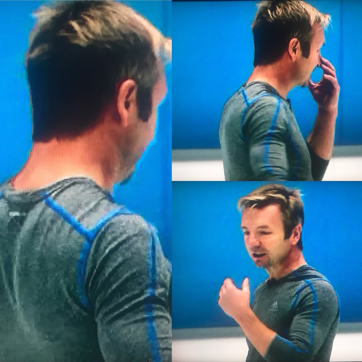 WeLoveTnD's tweet photo. Bit of reminiscing to @dancingonice 2013 . Forgot how much @torvillanddean screen time we had! #LookingBuff #ThoseWereTheDays πͺπ»ππ https://t.co/kcUIaqX1h2