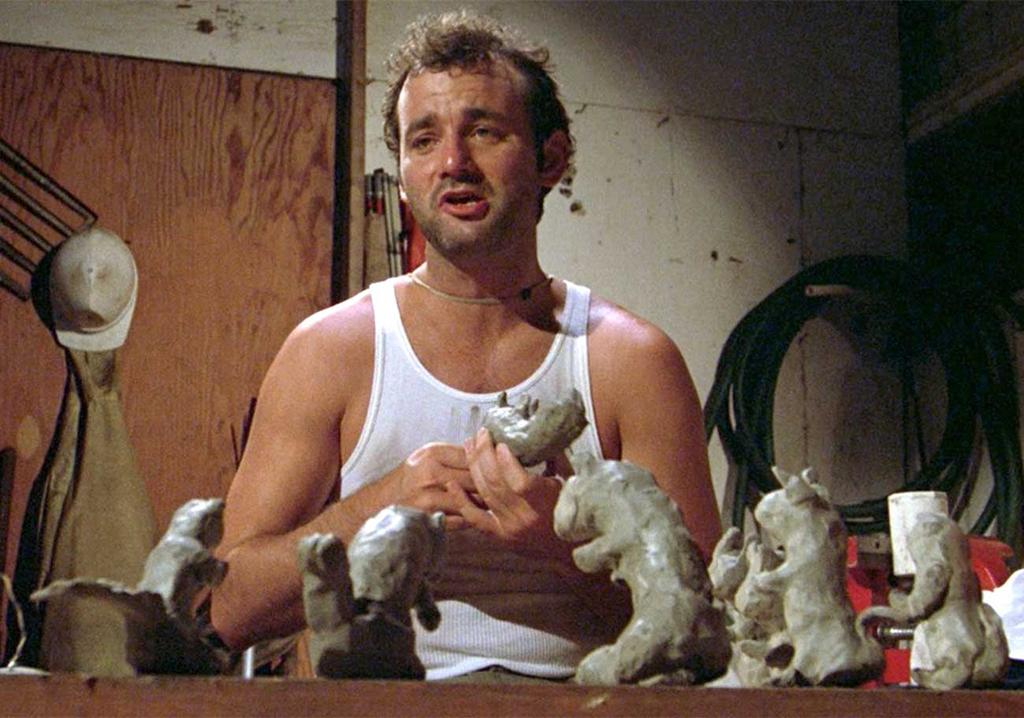Комедии до 1980. Билл Мюррей гольф клуб. Билл Мюррей в 80-х. Caddyshack фильм. Caddyshack 1980.