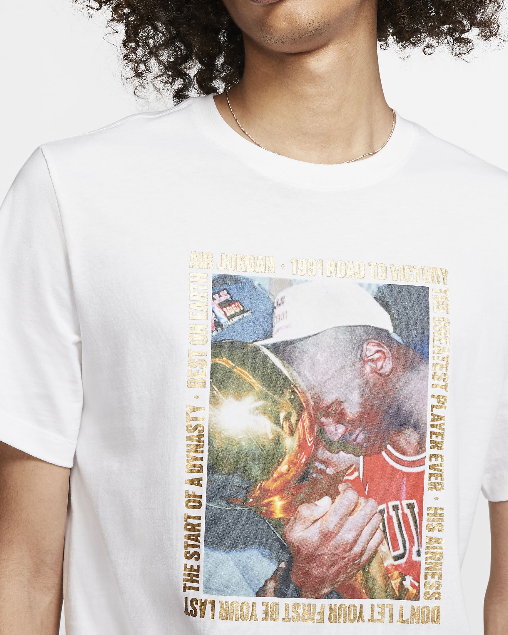 Air jordan 1991 road to best sale victory shirt