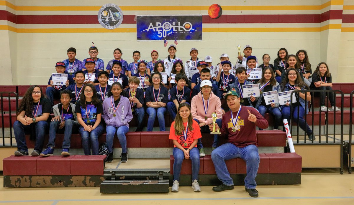 Donna_ISD's tweet photo. Donna ISD was proud to host the first ever APOLLO ANGLeS Robotics Challenge at Todd Middle School's gym on Saturday.
Congratulations to all of the teams involved. 👍
##Apollo50th #ApolloNextGiantLeap #Nessp #NASA #NASALiftOff https://t.co/90ytQkY9fB