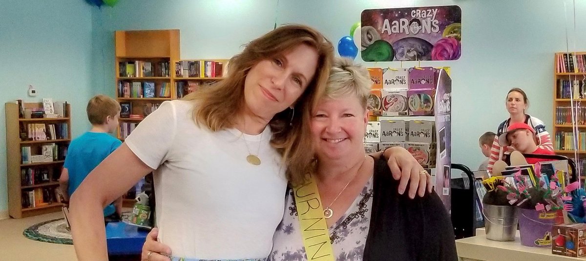laurenTarshis's tweet photo. What could be a bigger gift to a community &amp; act of love and than to open a new kids bookstore? Thrilled to be at the opening of Turning the Page Bookstore, in Monroe, Ct, to support  extraordinary @pialedina, Newtown, Ct school librarian turned book store owner  @Scholastic ❤️❤️ https://t.co/27bIjkAms0