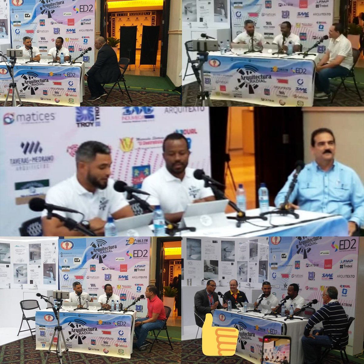 ArqRadial_RD's tweet image. Nuestros invitados de hoy:

-Presidentes de ferreteros Dominicana (Ing. Arturo Espinal
-@farina_angel (#FernandoParra)
-#ED2 Publicitaria
-Selact Corporation 
-Centro de Acopio Banilejo
Gracias a la Lic. Ana Ventura

Agradecer a @ZOLFM1065 en la persona de @EspaillatAnt