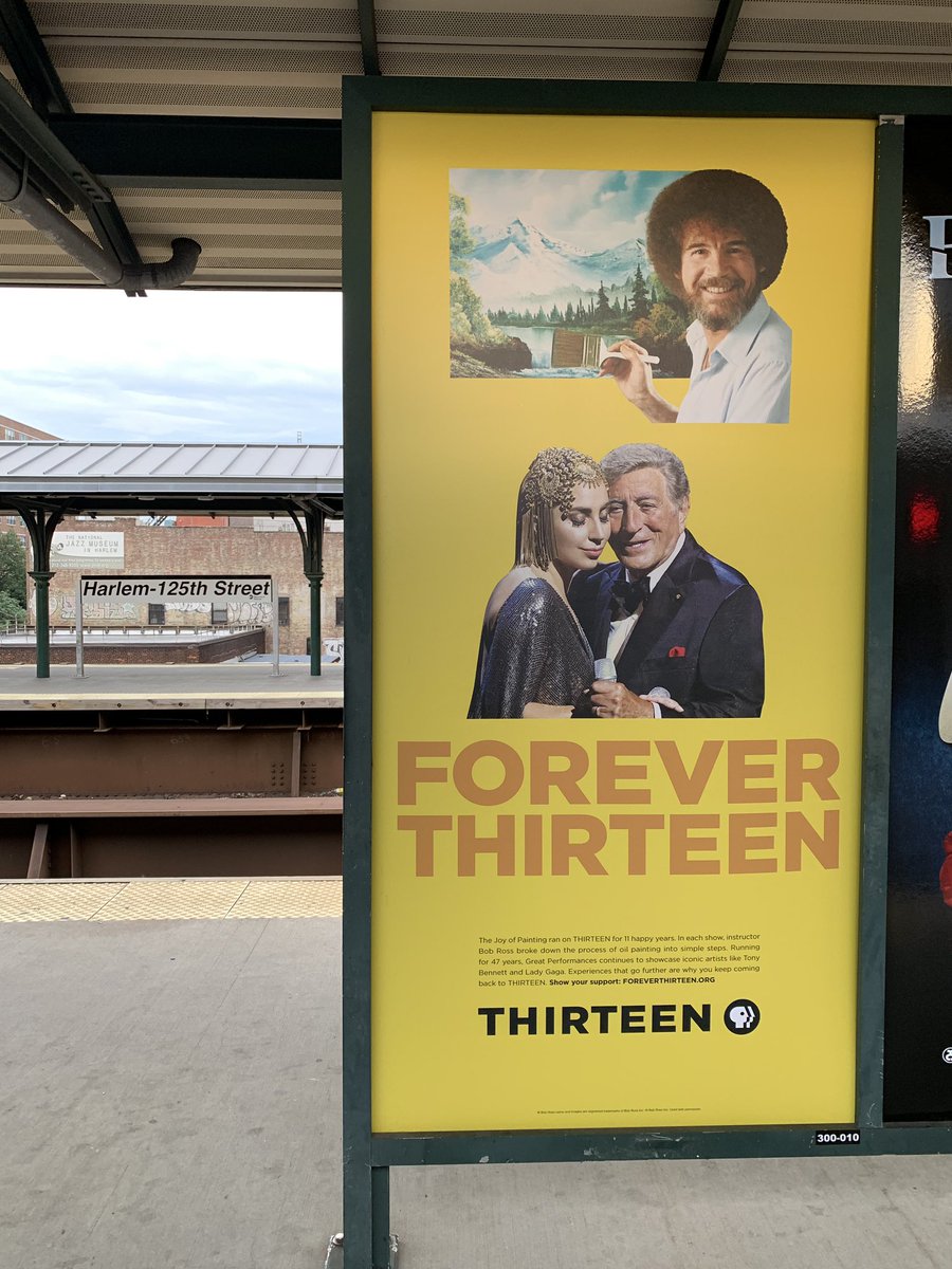 TheWNETGroup's tweet photo. Spotted at 125th Street! Have you seen our #ForeverThirteen campaign around the city? https://t.co/61zMuEXBW3