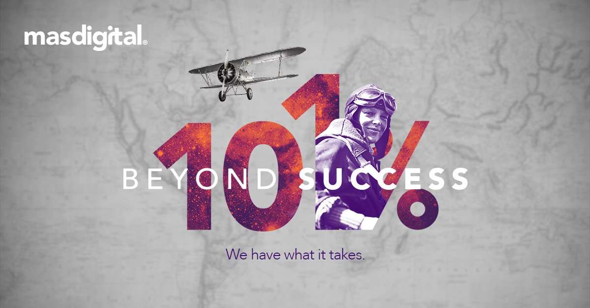 MASDIGITALme's tweet photo. Beyond Success 101%
= 10% inspiration + 90% perspiration+ 1% Guts.
 We have what it takes. #BeyondSuccess https://t.co/wAWxUs3DJa