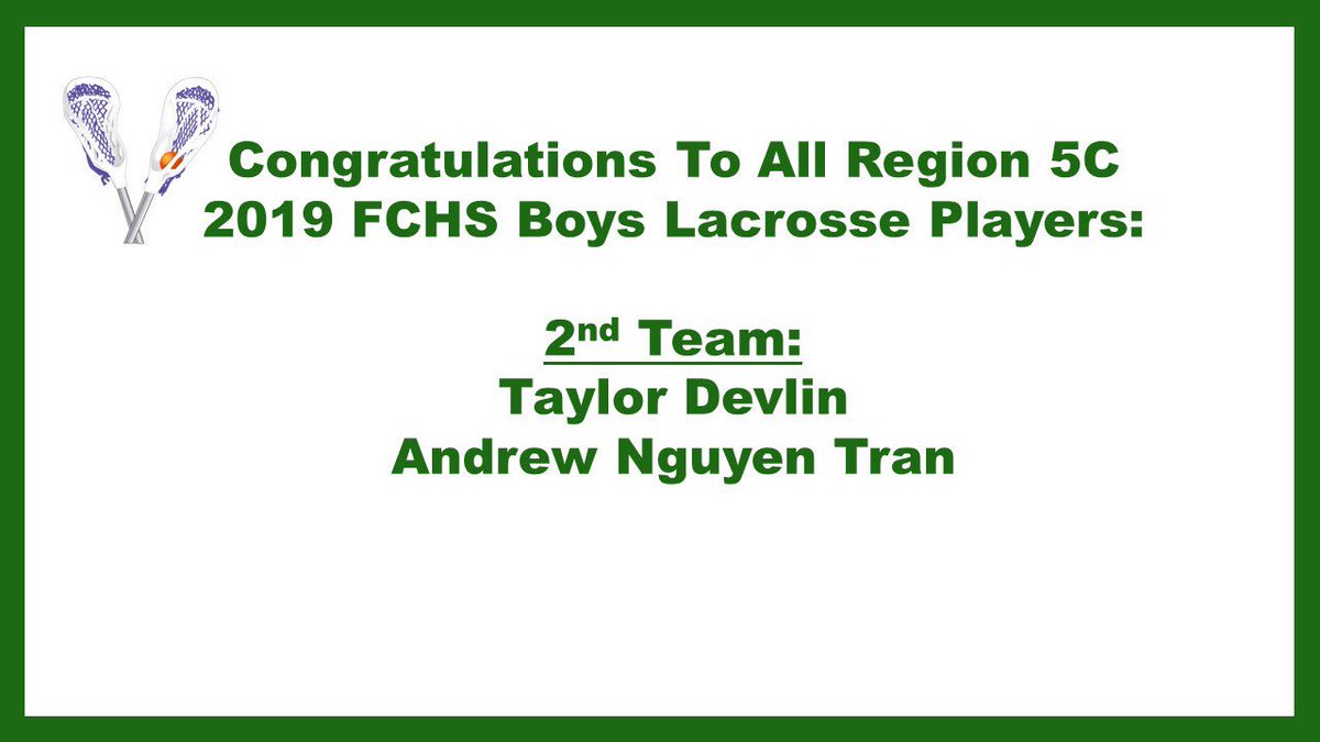 FCJagsAthletics's tweet photo. Congratulations to FCHS Lacrosse players who were selected to the 2019 Region 5C All Region Teams ! Special congrats to Mia Ferderovich who was named Girls Lacrosse Player of the Year @FallsChurchHS @FCHSblax  @FC_GLAX https://t.co/ATtEdHy3dN