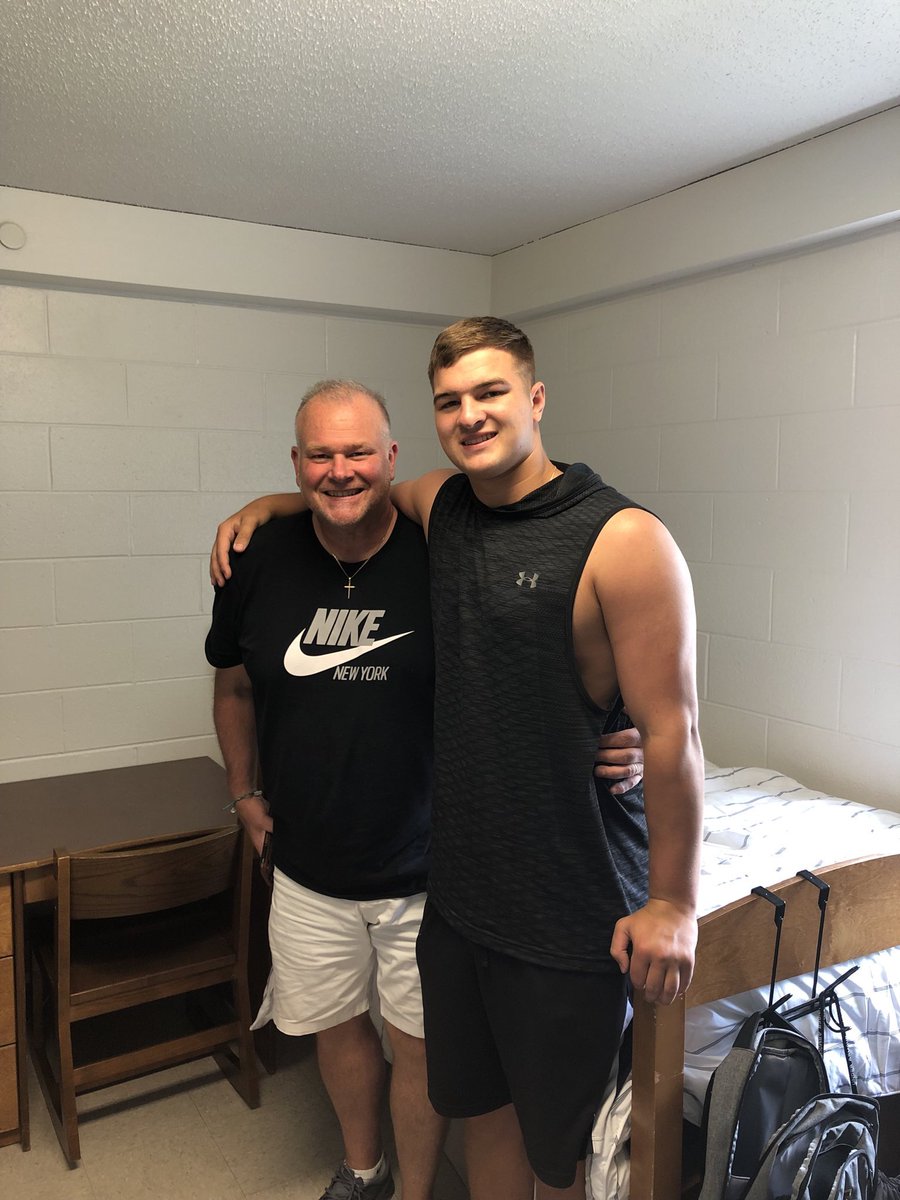 papaflems's tweet photo. Blessed to drop off Sean at #muhawksfb this Father’s Day. https://t.co/H4bPDie7qe