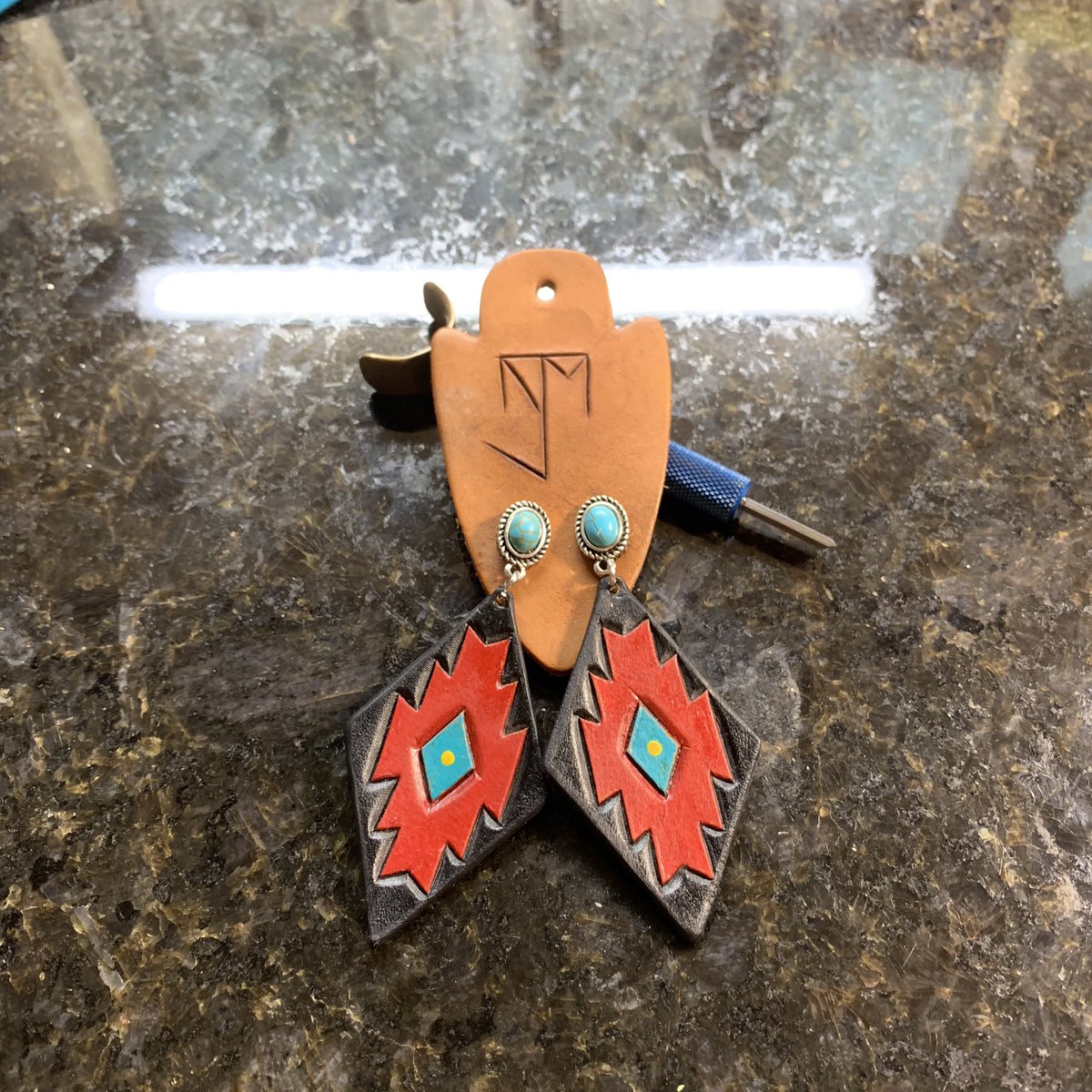 New earring design! Let me know if you need a pair!