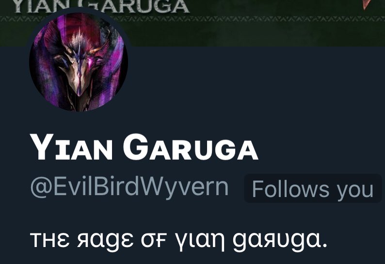 AzureWings97's tweet photo. “Krrr.....”

He has awoken.... at least briefly.....  and he sees a certain bird wyvern... Oh lord.

@EvilBirdWyvern https://t.co/GbiRdakdjh