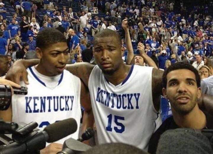 TotalProSports's tweet photo. Who woulda thought outta these 3, Drake was gonna get a championship ring first. https://t.co/Be958U7LLn