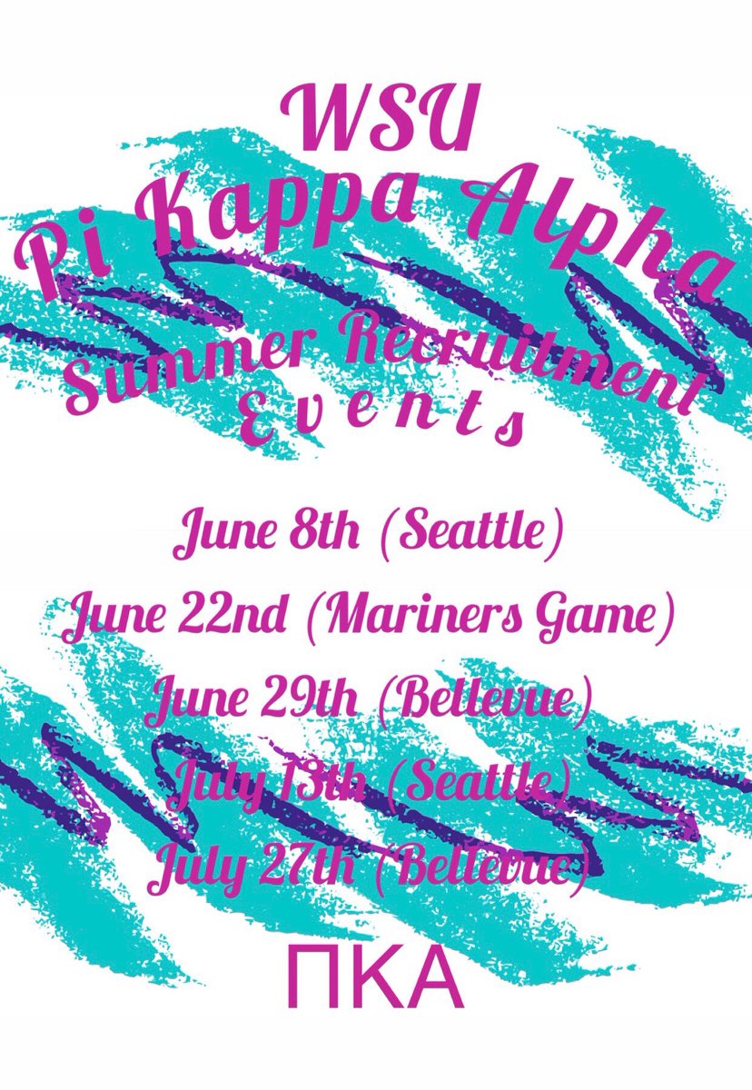 Summer Recruitment has begun! Contact Aleks Mackevicius (425) 591-5519 and Rily Martin (360) 813-5789 for further details