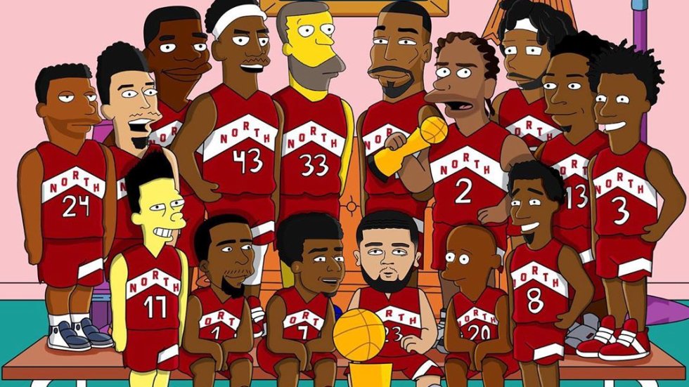 BarDown's tweet photo. This artist incredibly recreates Raptors moments in Simpsons style on Instagram. MORE @ https://t.co/LKxrxU4v3r https://t.co/gVZwZwJcOo