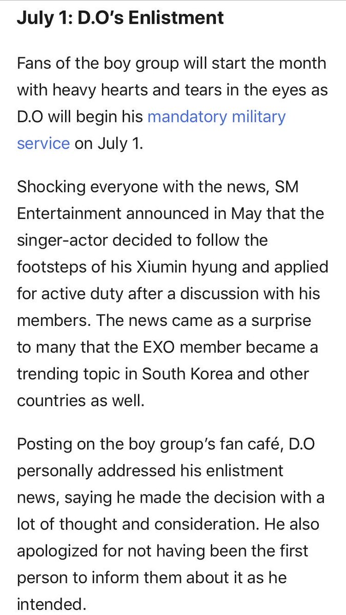 inksoomissedit's tweet photo. [ARTICLE] 190616 Six Reasons Why July Will Be A Roller Coaster Ride Of Emotions For EXO-L 

🔗https://t.co/Olf75m1AO3 via @hellokpop

#도경수 #디오 #DO (D.O.) #DohKyungSoo @weareoneEXO https://t.co/aCB15GLHda