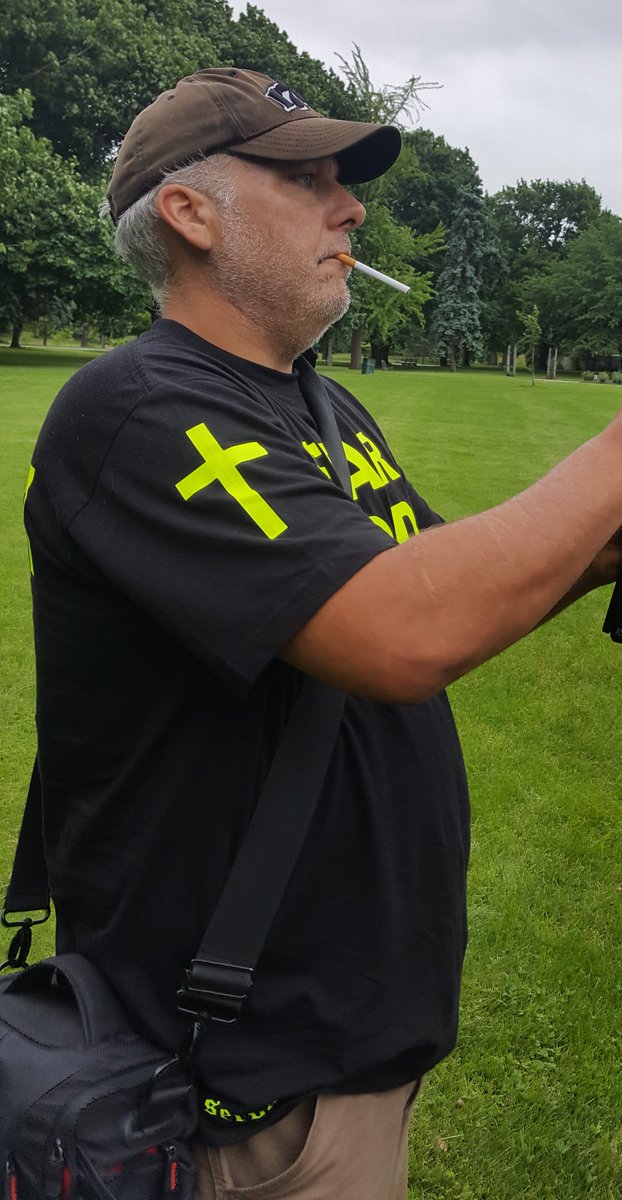 AlainaViau's tweet photo. #hamiltonpride #Hamilton this dude was filming so I pretended to do the same. He didn't like that I was blocking his shoot and chest chucked me. @HamiltonPolice I hope the next time I visit, you have a better response to hatred. The community is on the front lines, not you. https://t.co/fG3Gmgc5RQ