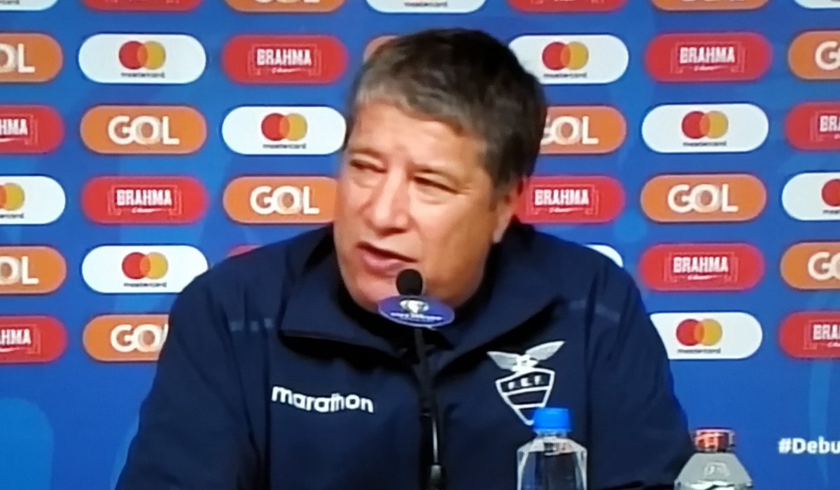 🇺🇾4-0🇪🇨 
"Nos superaron en todo, 🇺🇾 es más grande que nuestro equipo en todo sentido, es un equipo europeo, intenso, mecanizado, dinámico y con muy buena técnica. Nos pasaron por arriba, jugamos el 2do tiempo para que no nos metieran más goles" Hernán "bolillo" Gómez DT Ecuador