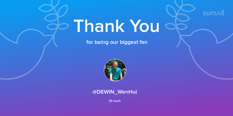 Dewin_Tech's tweet photo. Our biggest fans this week: DEWIN_WenHui. Thank you! via https://t.co/JLI8XF8vKH https://t.co/WxL8k5aoPM