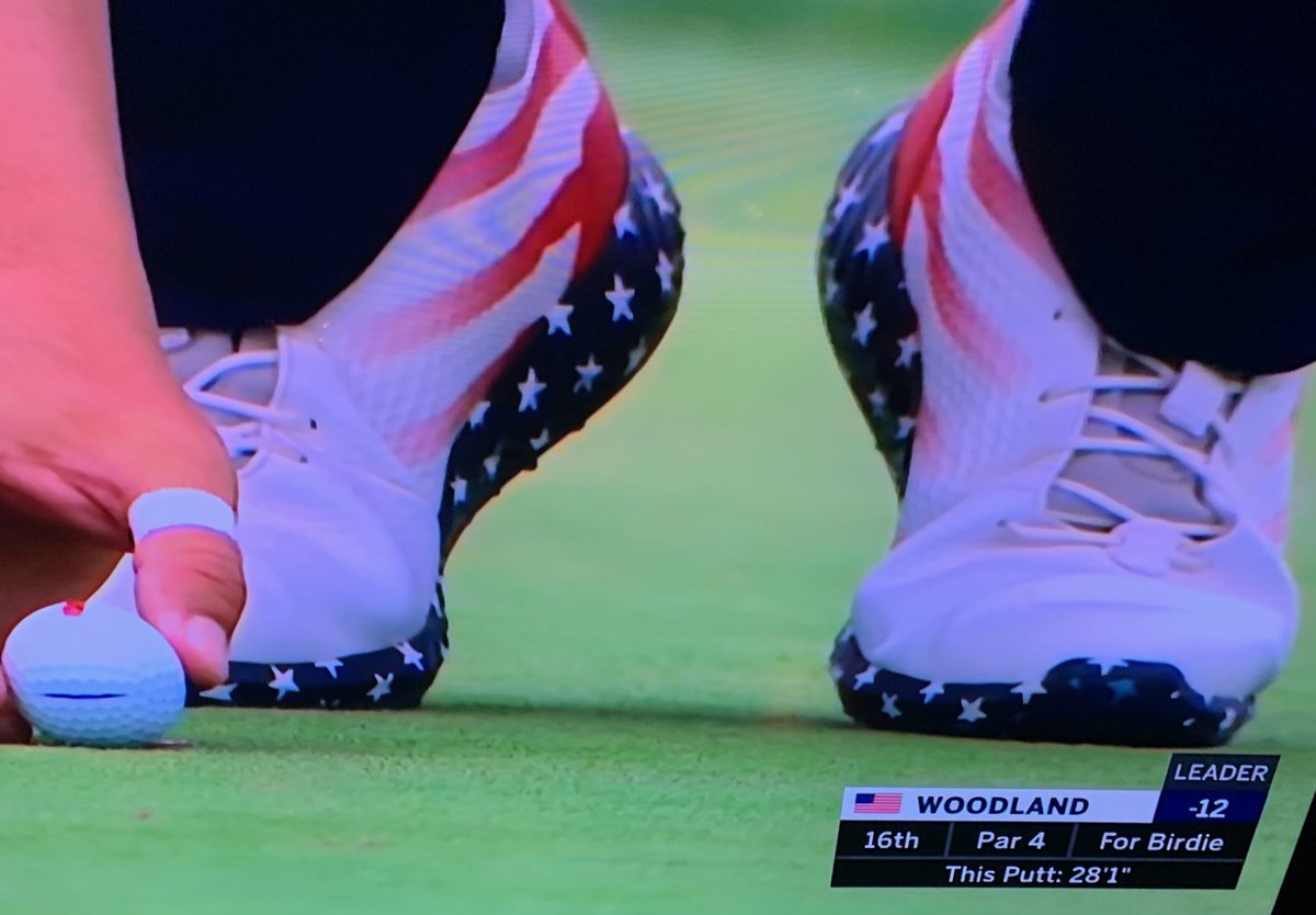 gary woodland's shoes