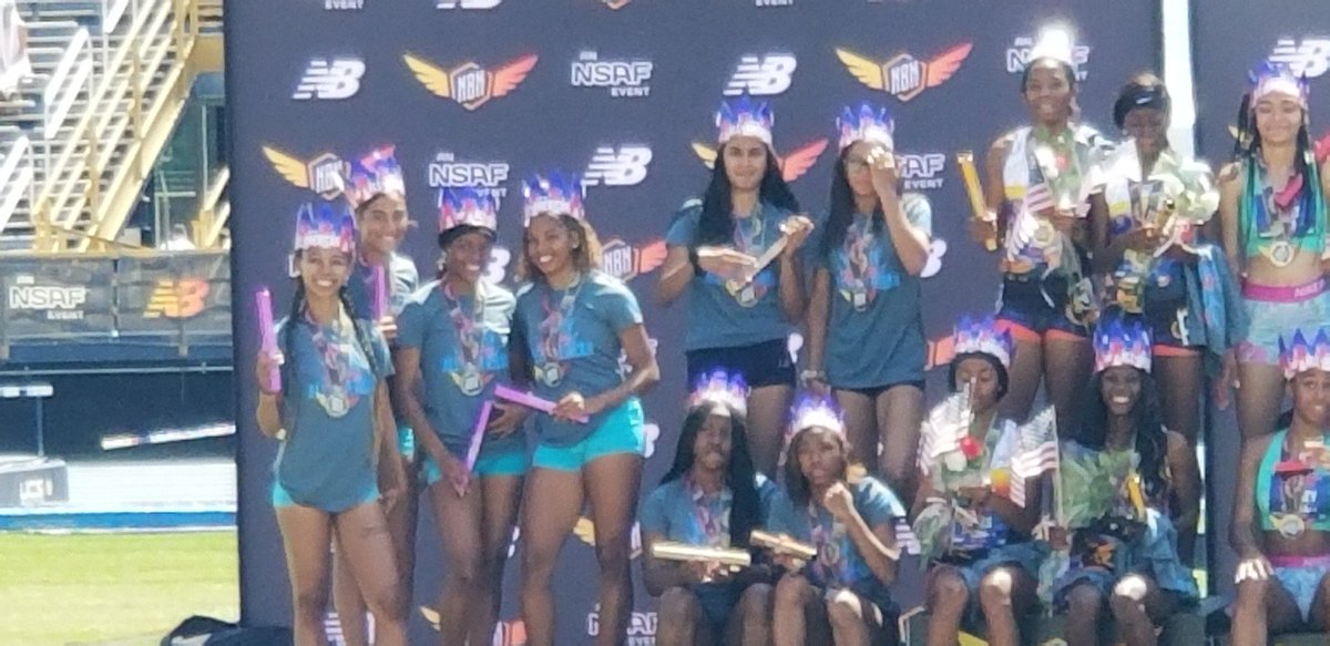 Congratulations to Super Sprint Medley Relay team of Kristina Tossas, Sheriyah Nutt, Brianna Snowden, and Darynn Minus-Vincent on Placing 5th and earning All American honors for the second year in a row in this event.