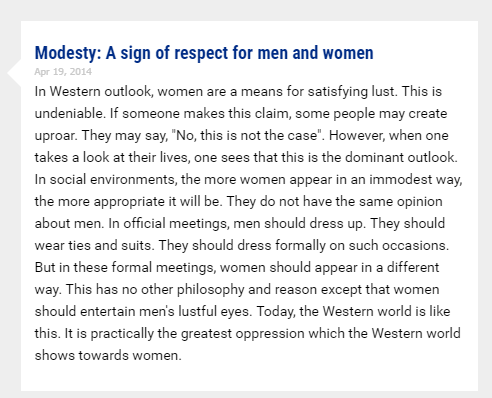 BanMale's tweet image. english.khamenei.ir/Opinions/Opini…

Absolutely amazing.  Ayatollah Khamenei seems to have beliefs that are close to feminist theory.