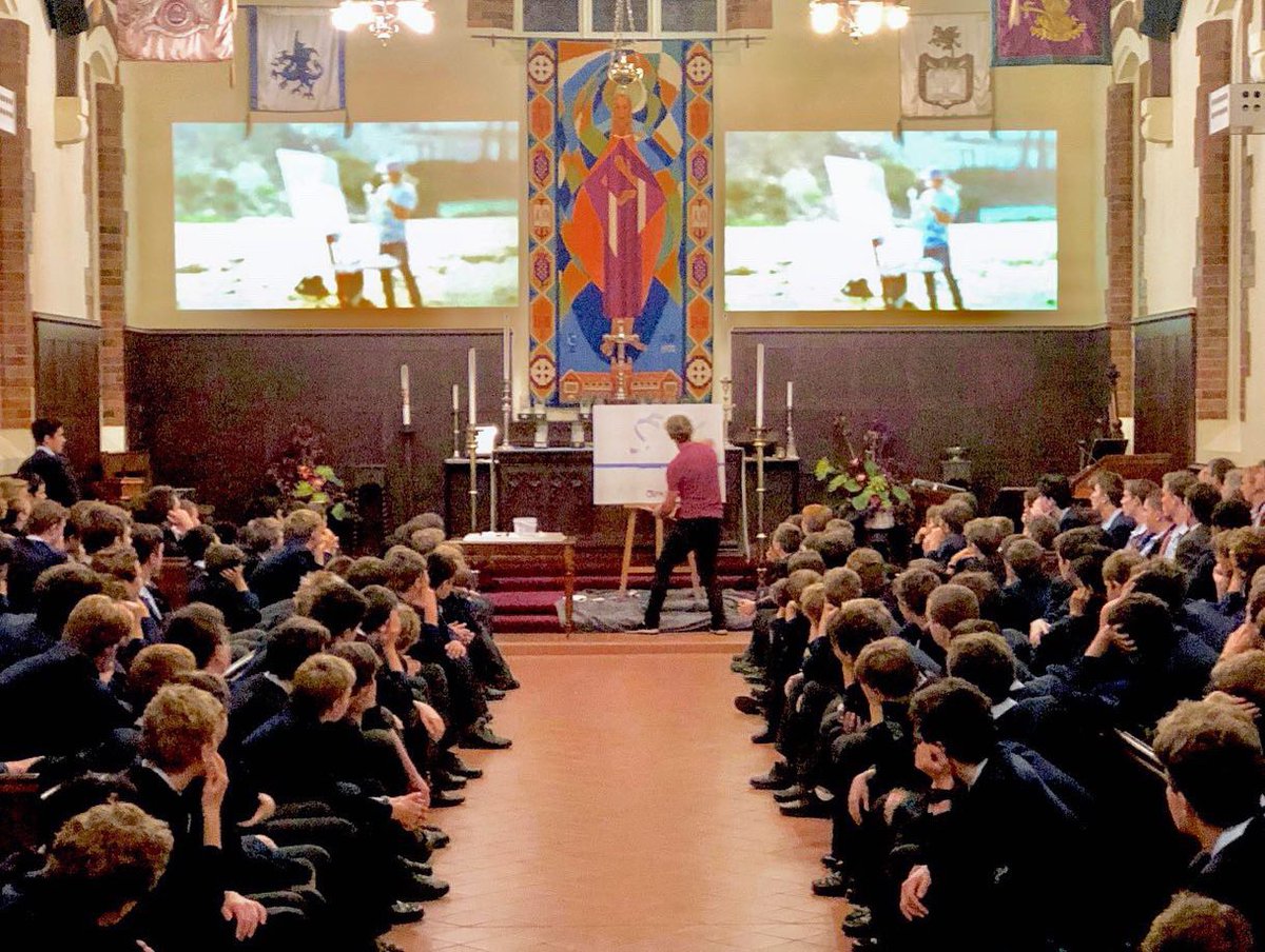 nealejoseph's tweet photo. It was a great honour to be invited as a special guest to @TSS_GoldCoast to encourage the students with their giftings, no matter how big or how small 🙏🏻🎨 https://t.co/LX50AAVOKT