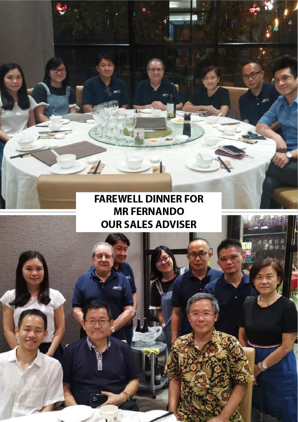 SmartMRT's tweet photo. Farewell Dinner for Mr Fernando, Sales Adviser with SmartMRT team on 14th June 2019.

"All The Best Sir for Your Future Endeavors"

From SmartMRT Team. https://t.co/OLqdgodRUB