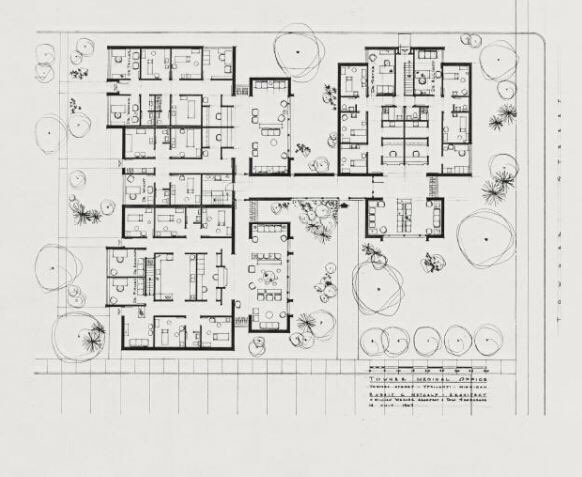 Robert C. Metcalf, Towner Medical Offices (1968) Ypsilanti, MI