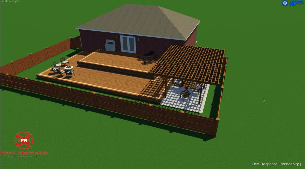 FirstResponseLS's tweet image. GIVEAWAY ALERT!!! First Response Landscaping is offering FREE 3D landscape designs to the first 10 people who contact us! This is a $500 value absolutely free! Make your outdoor dream a reality.  Message us now for more information!