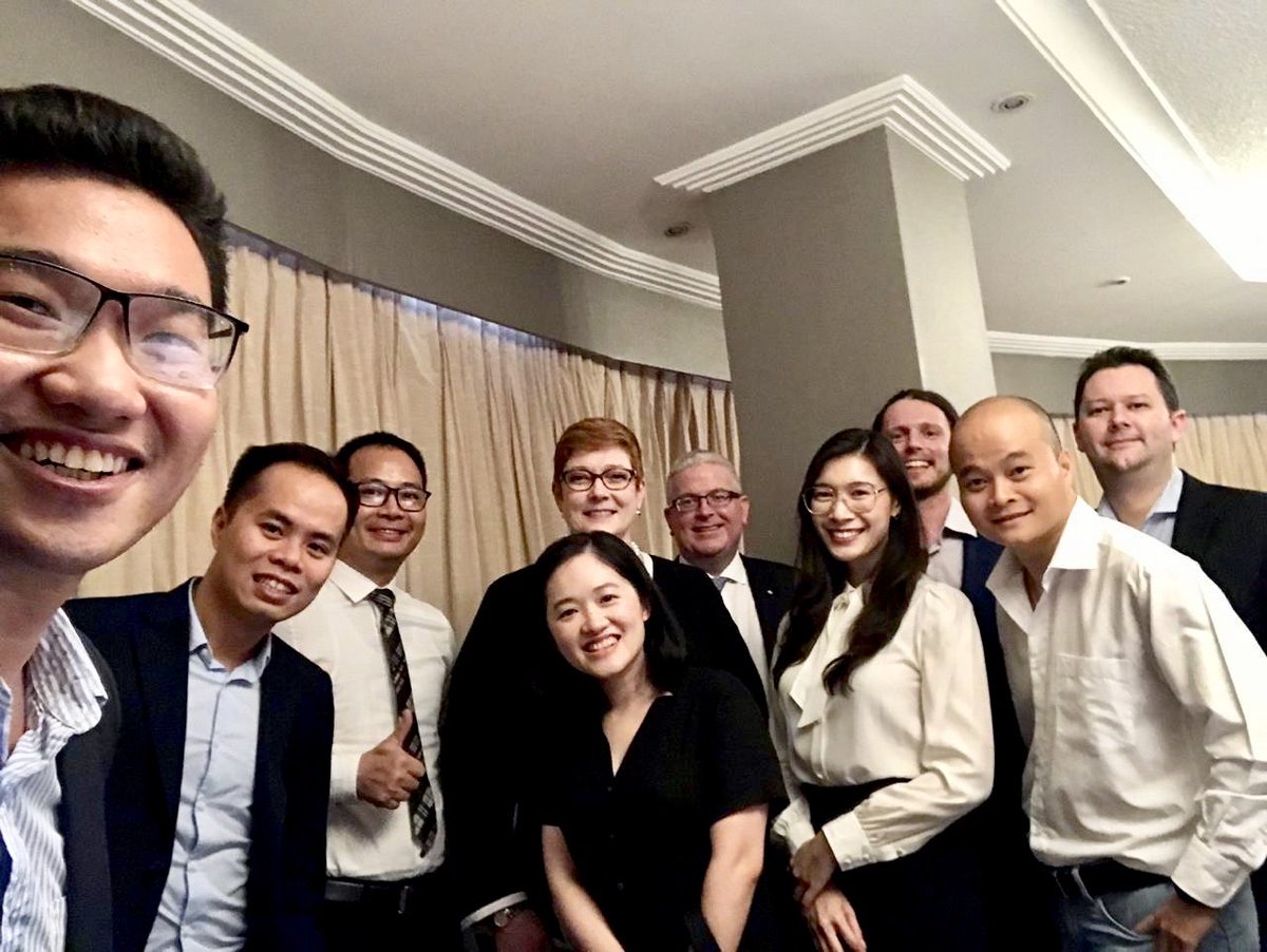 Our Delegates had the honor of meeting the 🇦🇺 Minister for Foreign Affairs <a href="/MarisePayne/">Marise Payne</a> recently. We updated the Minister on the 2019 #Avyld and discussed ways to contribute to our Strategic Parnership in the years to come.