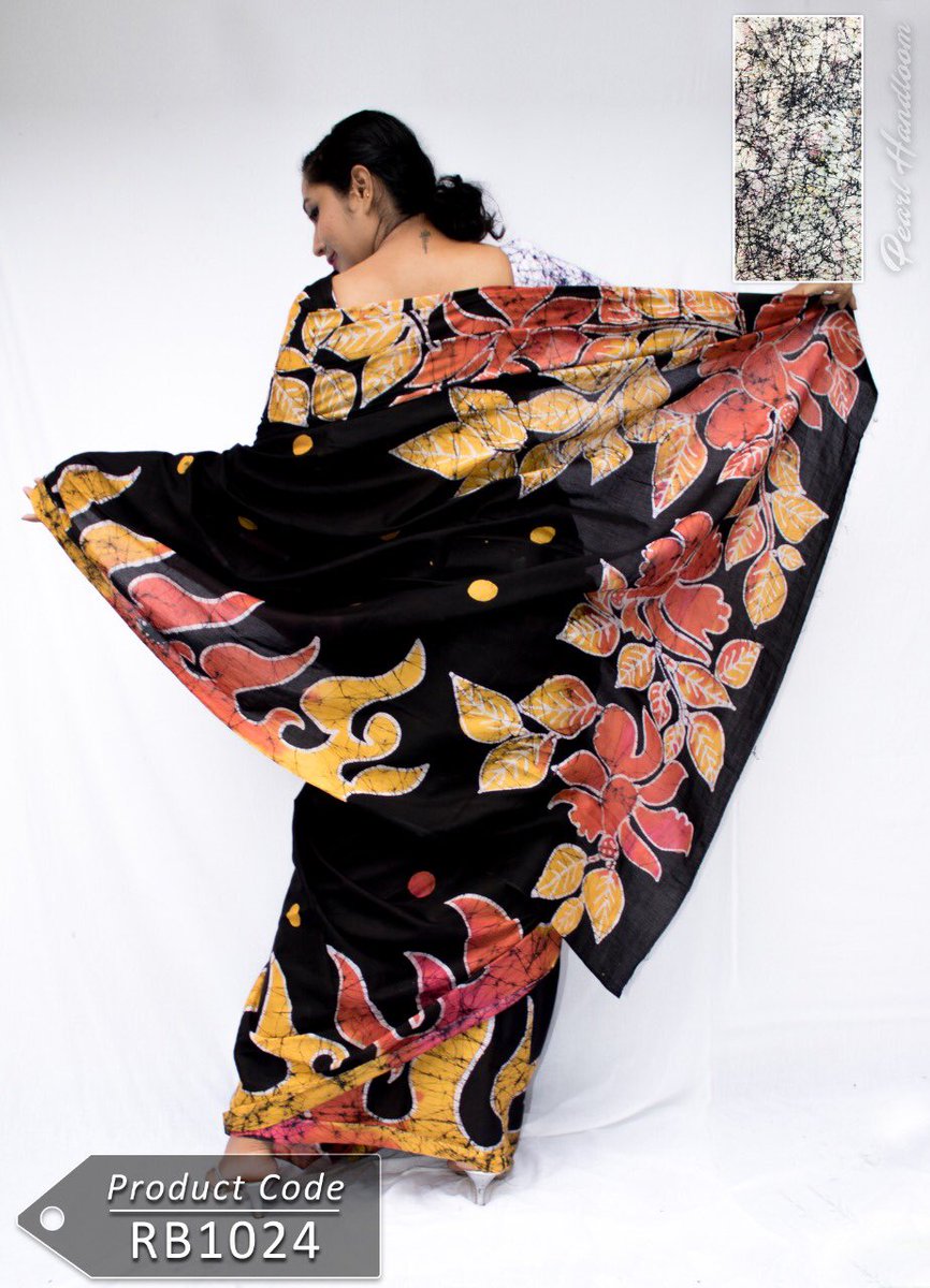 PearlHandloom's tweet photo. Fully Cotton Batik Sarees. Islandwide free delivery within a day.

Product info..

Work:- SL made Batik Saree

Fabric:- White Super Voile

Colour:- Black, Yellow &amp; Orange 

Colours may slightly differ base on lightning / devices you uses to view.

#PearlHandloom #LKA https://t.co/cabhqogONQ