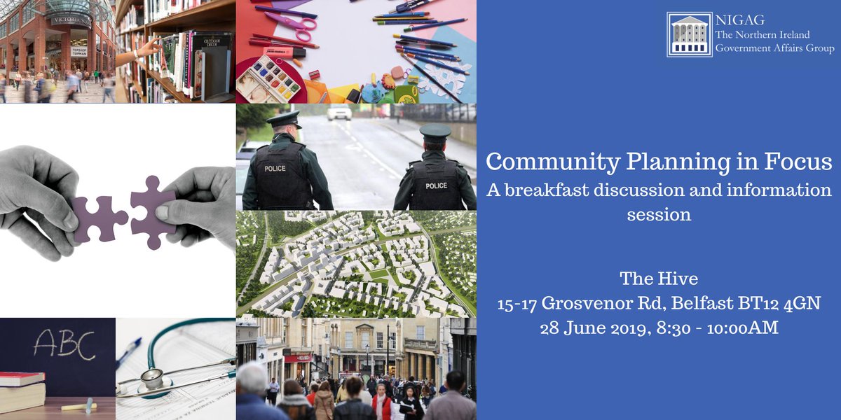 NIGovAffGroup's tweet photo. @NIGovAffGroup  'Community Planning In Focus' Breakfast Networking Opportunity.  Meet @belfastcc Deputy Lord Mayor @cllr_petermcrey along with Community Planners and representatives from @NI_LGA Friday 28th June 08:30-10:00   https://t.co/oLNNSY7bJo (Tickets £5) https://t.co/rsRmeDR1Cd